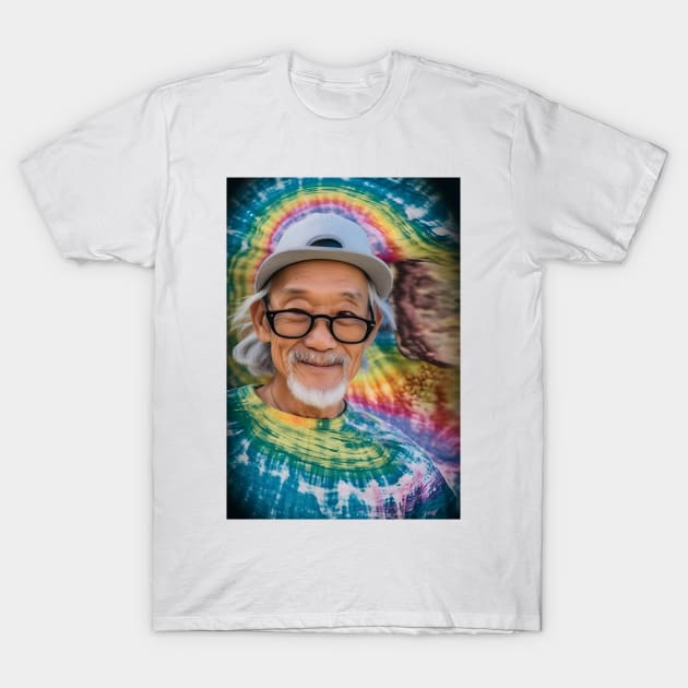 Tye Dye Grandpa T-Shirt by Artwear Cafe